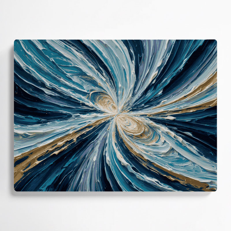 Art mural bleu Sci Fi Energy