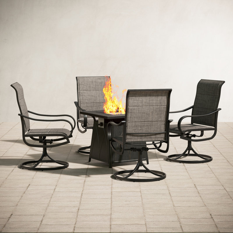 Leonard 4 - Person Patio Conversation Set