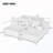 Upholstered Sectional Sofa With 4 Pillows-1164548482