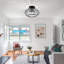 Akman Crystal Flush Mount