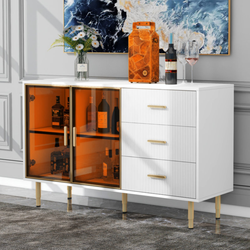 Jasmyne Accent Cabinet, White