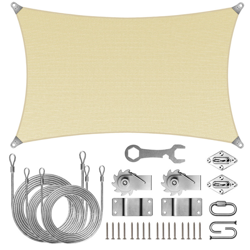 Voile d'ombrage royal Royal, 20 pi x 18 pi, Beige