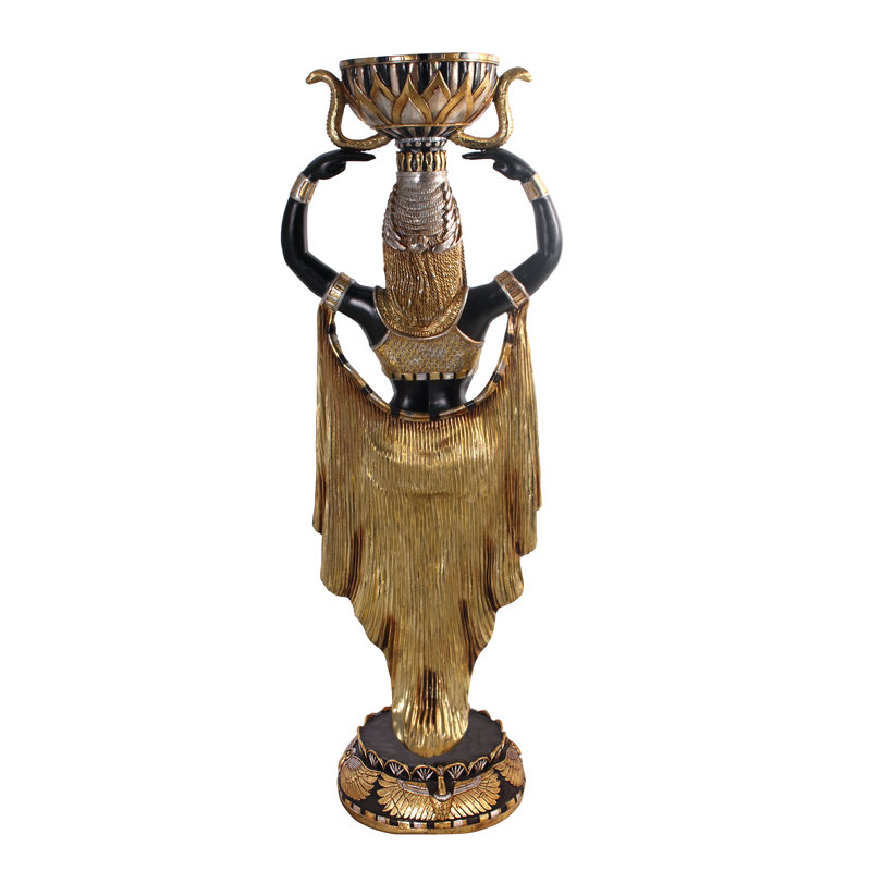 Cleopatra's Nubian Maiden Grand-Scale Statue
