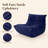 Uncompressed Monett 32" W Bean Bag Lounge Chair-558145580