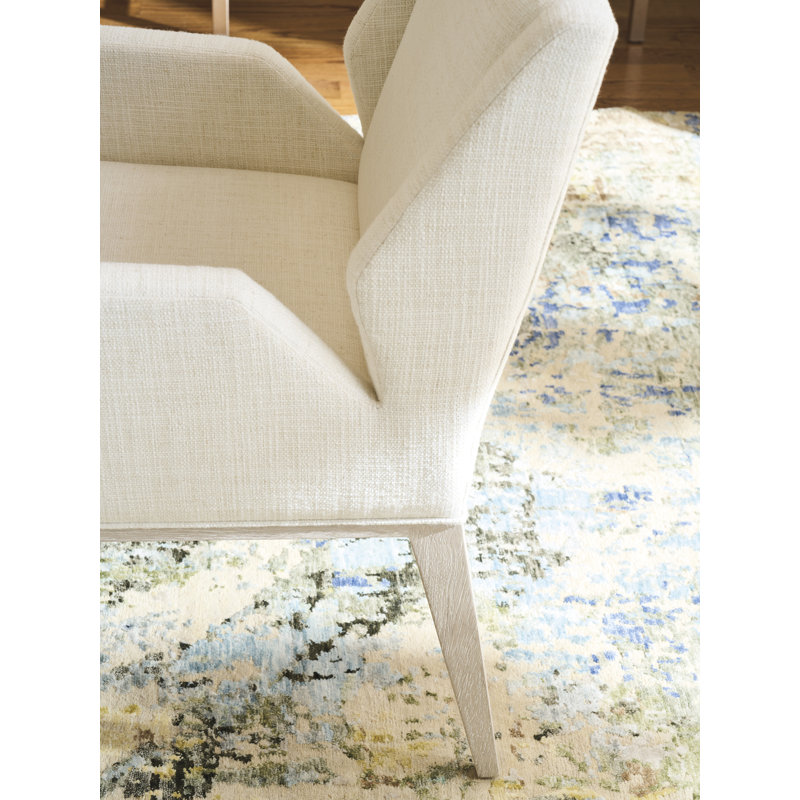 Estrella Upholstered Arm Chair, Ivory