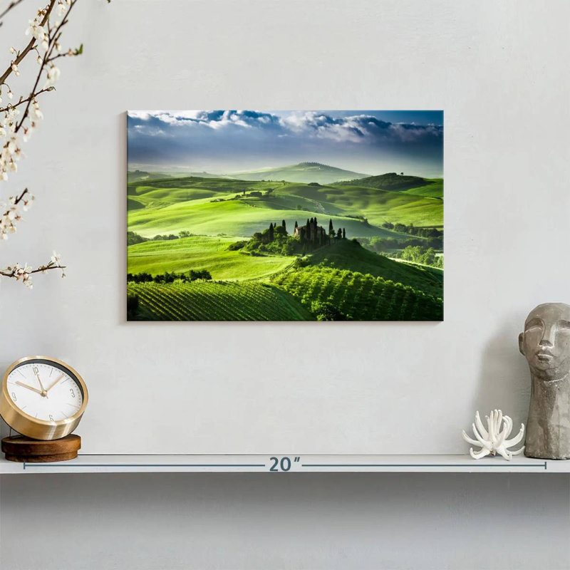 Vallée d'Alvord San Quirico D'Orcia, H 8 po x l 12 po