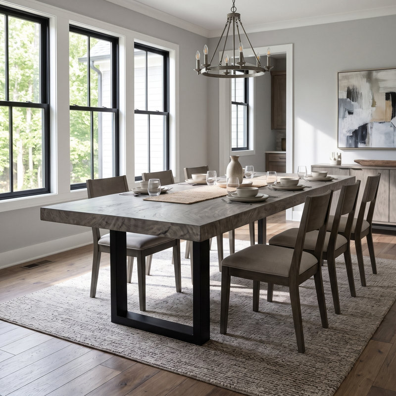 Origins 108" Gray Stone Dining Table