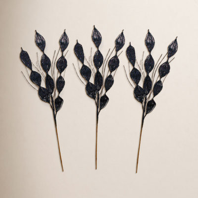 32" Leafy Glitter Picks