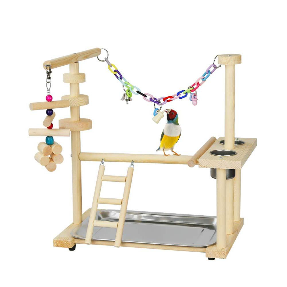 Image showcasing ATCHISON Bird Playground Birdcage Playstand | Wayfair