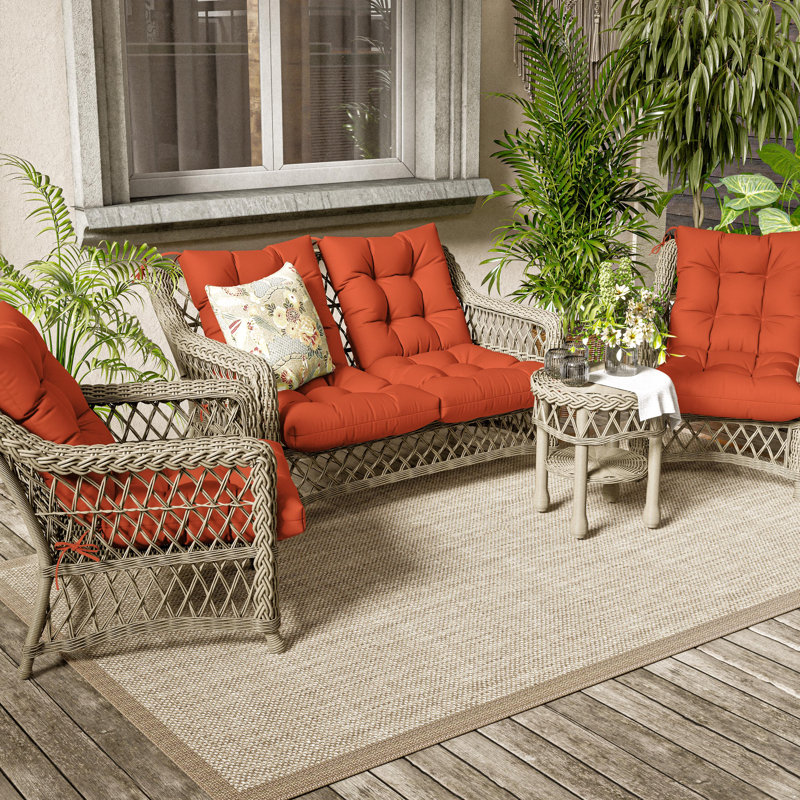 Outdoor/Indoor Seat / Back Cushion, Orange