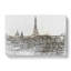 Misty Eiffel Tower In Paris France In Abstract - Wrapped Canvas Print-55308587