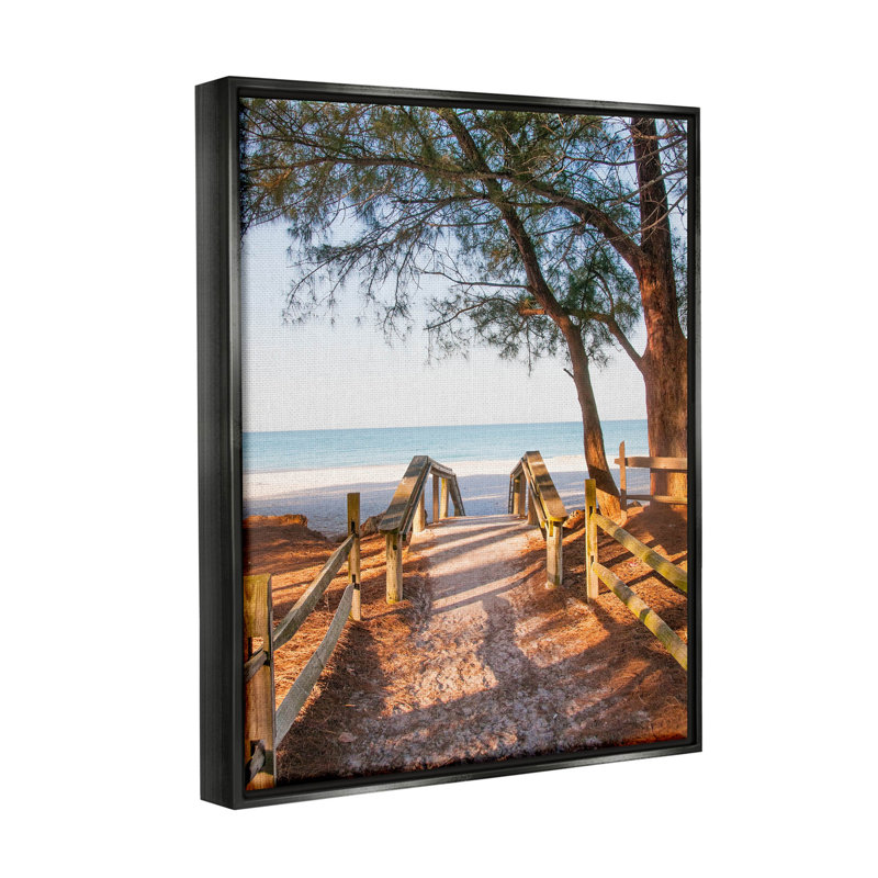 «Relaxing Beach Walkway Coastal Path» par Mary Lou, photographie sur toile, H 31 po x l 25 po x P 1,7 po
