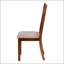 Ensemble de chaises de salle à manger rembourrées transitionnelles avec structure en bois de noyer pour le confort de la cuisine et de la salle à manger