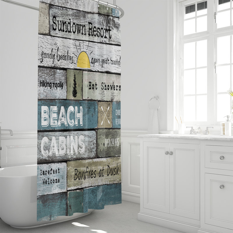 Durgin Shower Curtain, 70" x 90"