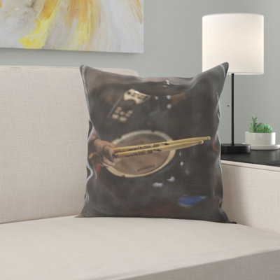 Microsuede Throw Pillow