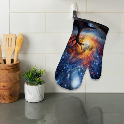 Sergé en coton Celestial Tides