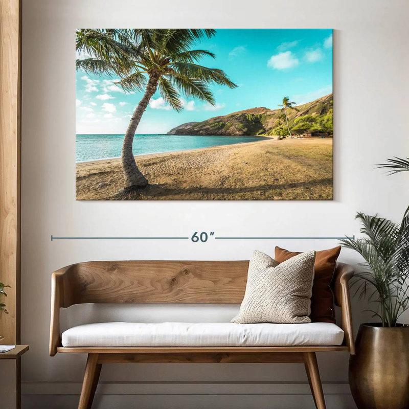 Honolulu Gillard Palms, H 34 po x l 51 po