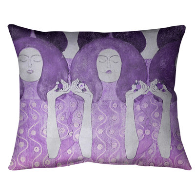 Coussin lombaire de mariés anges