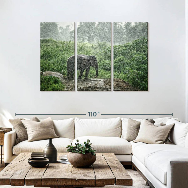Brampt Elephant Rain Bath, 48" H x 74" W