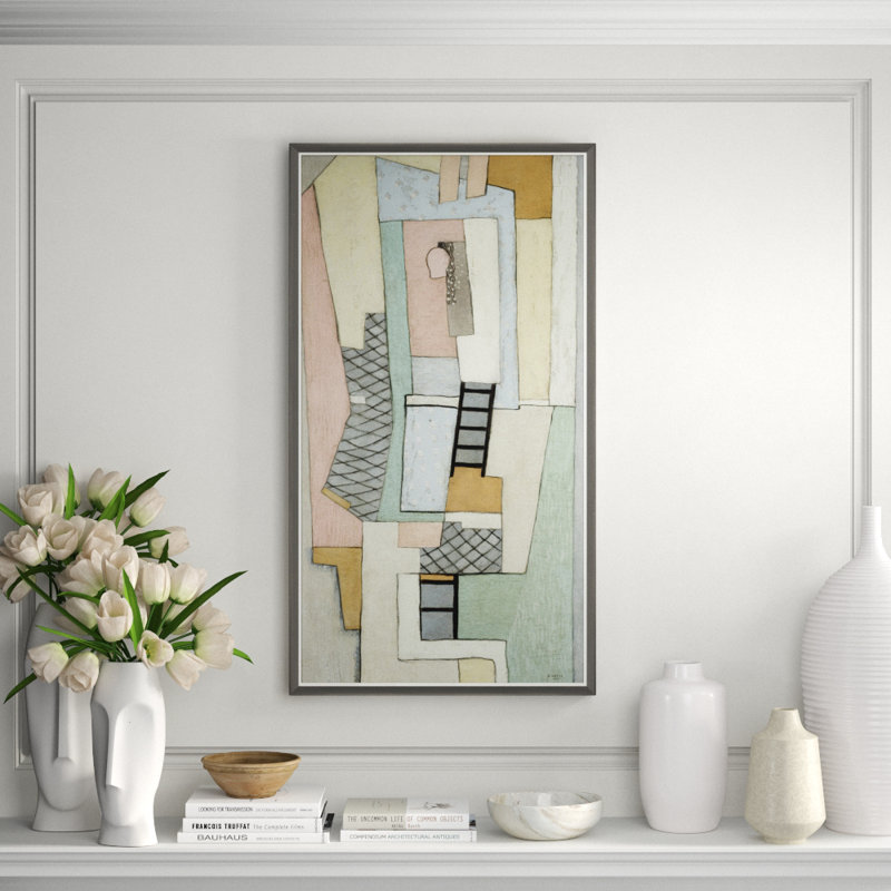 Pastel Abstract Mixed Media Giclee Print
