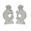 White Foo Dog (Pair)