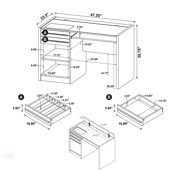 Dimensions du produit