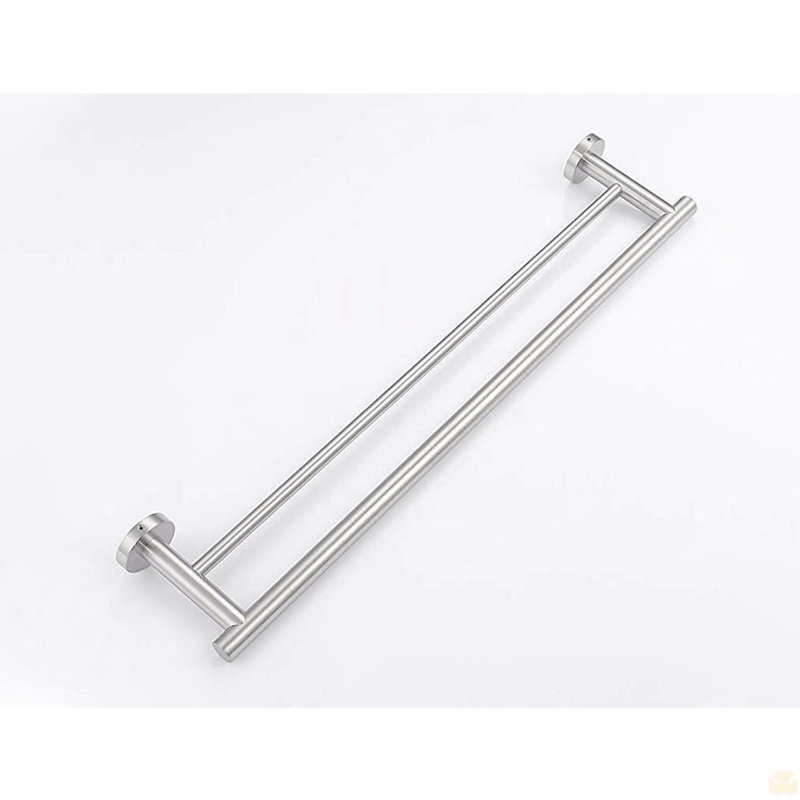 23.6'' Towel Bar Wall Mounted, Brushed Nickel