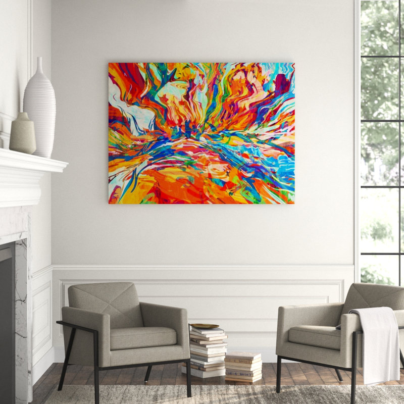 Poolside Print by Dylan Grey, Outdoor, 47" H x 62" W x 1.5" D