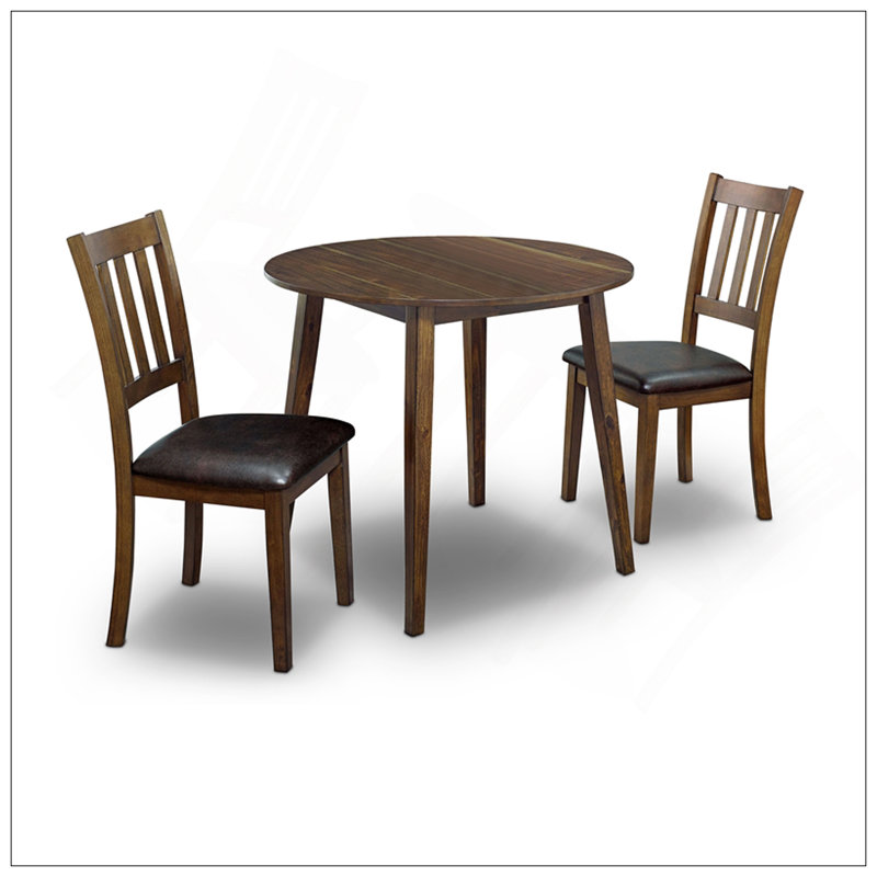 Table de salle à manger Cozy, 3 pièces: table, 2 chaises