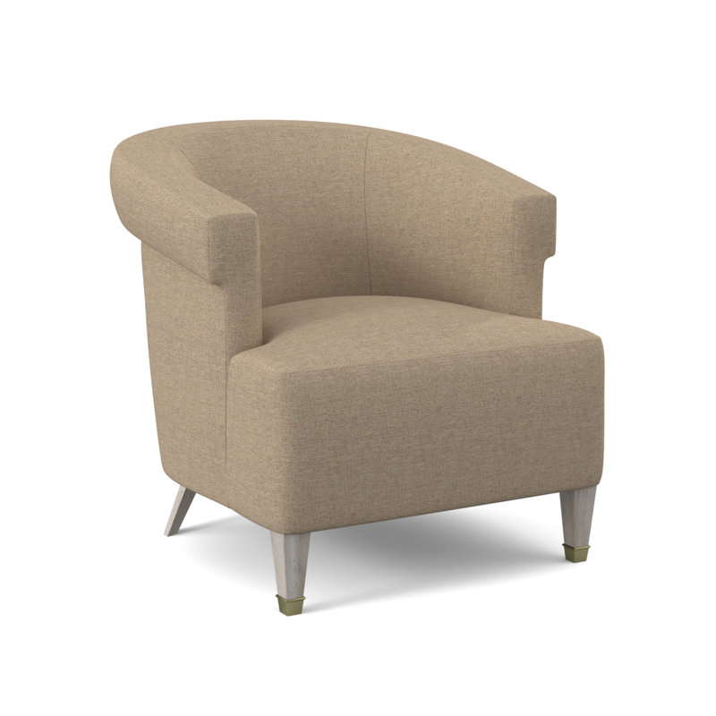 Fauteuil large de 30,5 po Madame, Lin d'Élise, Bisque