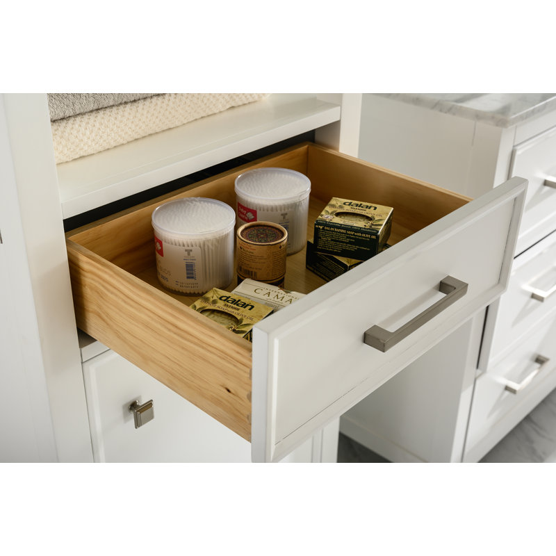Aileen Linen Cabinet, White