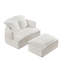 Fauteuil convertible convertible avec repose-pieds-1984692968