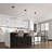 Granados - Integrated LED Pendant - Black Finish - Ribbed Clear Diffuser Shade-614902227