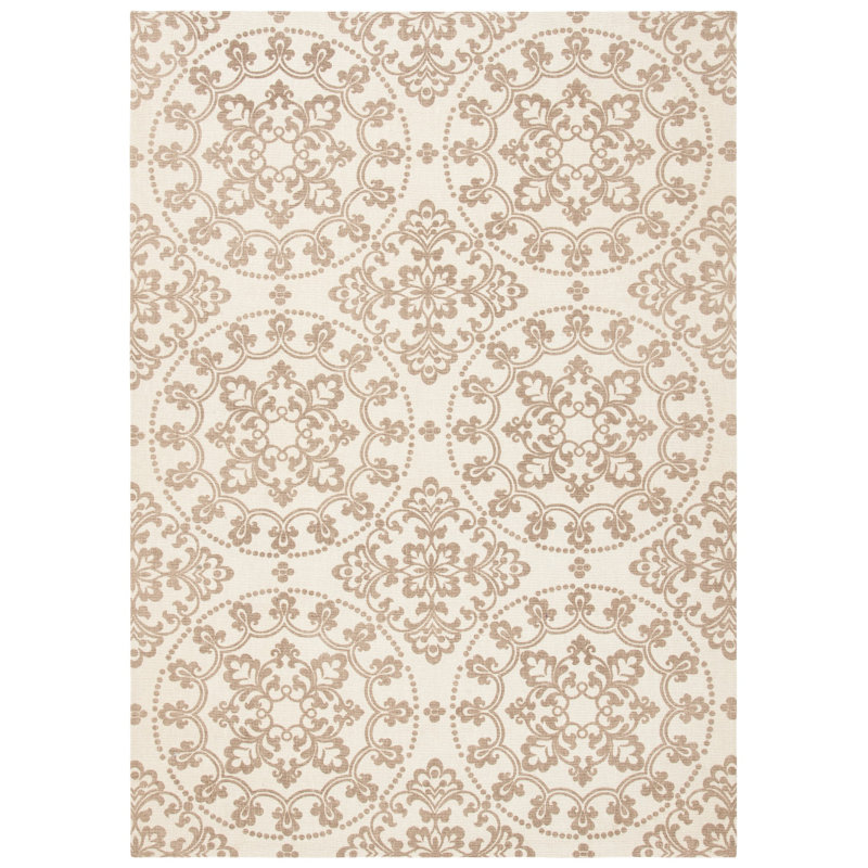 Charing Cross Cedar Brook Hand Loomed Jute Ikat Rug, Rectangle 8' x 10'