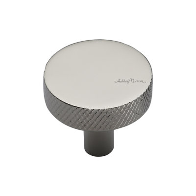 Knurled Disc Cabinet Knob