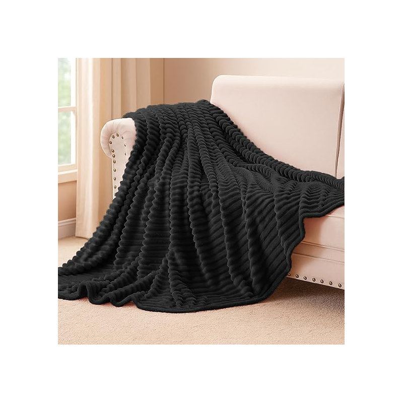 Throw Blanket, Black