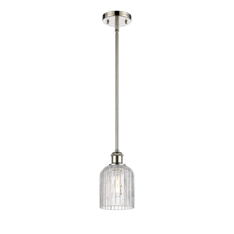 Luminaire suspendu 5 lumières Ballston Addeline, Nickel poli