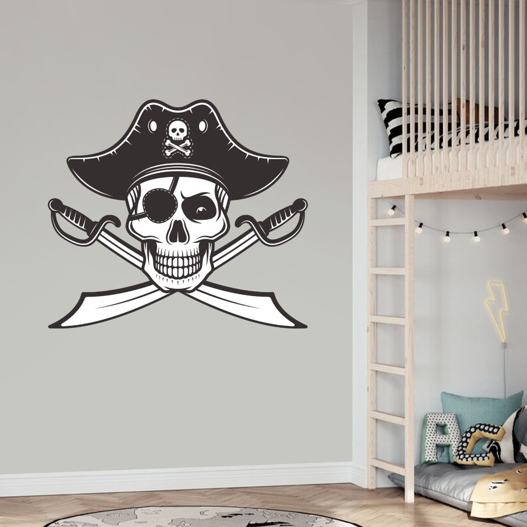 Pirate Skull & Swords Wall Sticker