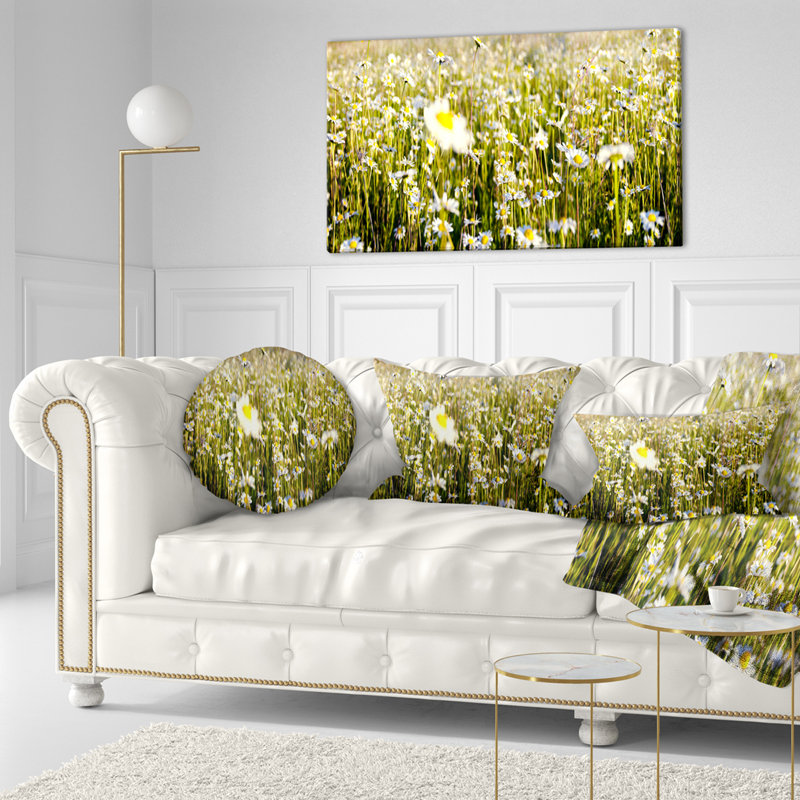 Coussin lombaire pour terrain sauvage camomille