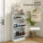 Narrow Shoe Storage Cabinet For Entryway With 3 Flip Drawers And Adjustable Shelves, Shoe Rack Organizer For 18 Pairs Of Shoes, White