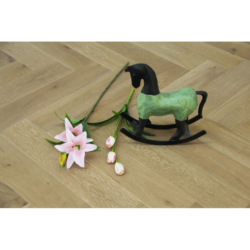 Oak 12.5cm W Hardwood Flooring, Natural Wood