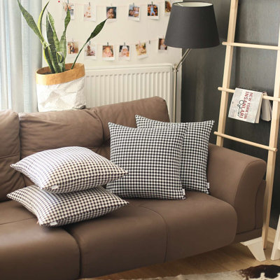 Houndstooth Reversible Pillow Insert