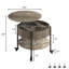 Table basse ronde avec roulettes-1540148490