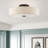 Konur Linen Blend Flush Mount-918591821