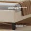 Akershus Upholstered Bed With Shell-Shaped Headboard-262377588