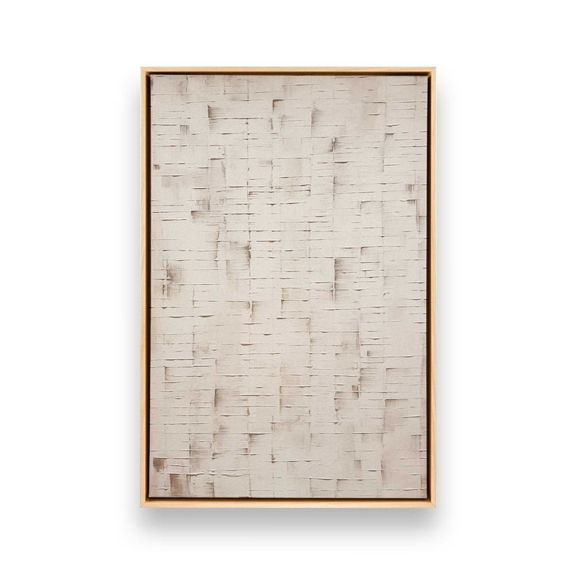 Impression sur toile texturée «Tranquility I», H 30,75 po x l 20,75 po x P 1,75 po, Cadre américain en érable flottant