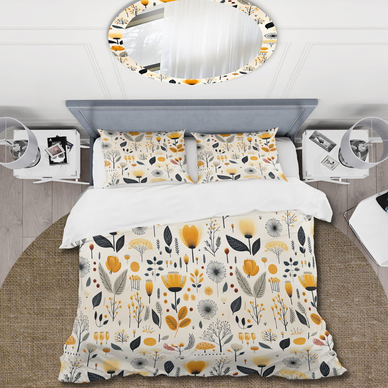 Ensemble de housse de couette Mcm Scandinavian Harmony I, Housse de couette pour très grand lit et 2 très