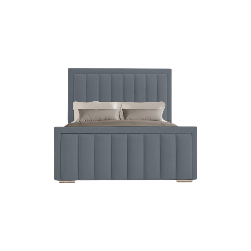 Yatton Upholstered Bed, Single (3'), Charcoal