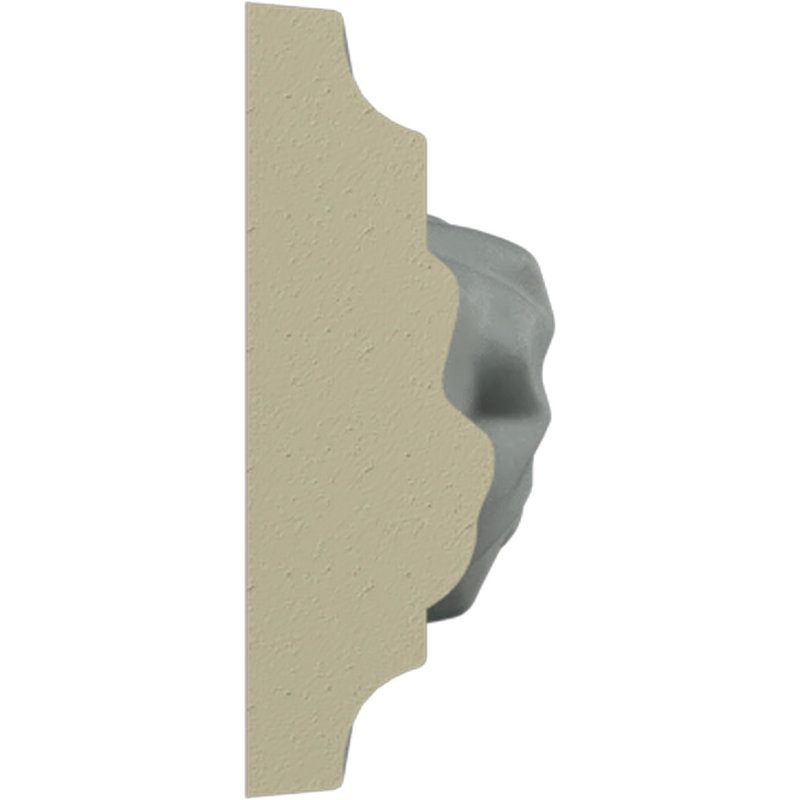 Primed Geometric Urethane Panel Moulding Sample