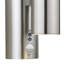 Fedeli Silver 41cm H Integrated LED Outdoor Armed Sconce